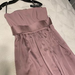 Vera Wang strapless bridesmaid dress